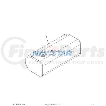 3999299C92 by NAVISTAR - TANK,FUEL , RSM 1