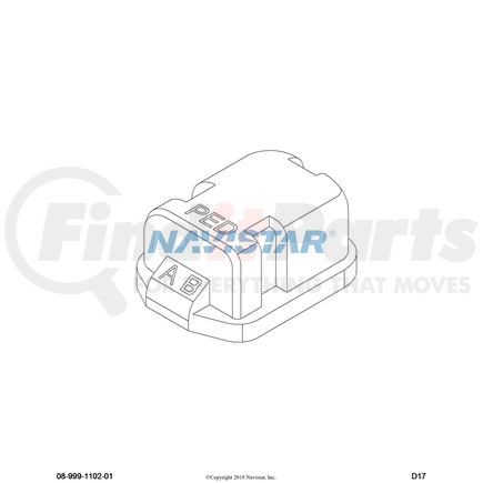 3536591C1 by NAVISTAR - INTERNATIONAL LOCK CONNECTOR BODY* CONNECTOR