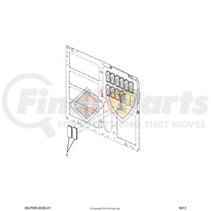 3587589C1 by NAVISTAR - INTERNATIONAL PLUG PLASTIC CARL