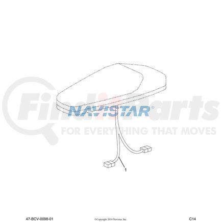 TL94862 by NAVISTAR - INTERNATIONAL PLUG,W/PIGTAIL