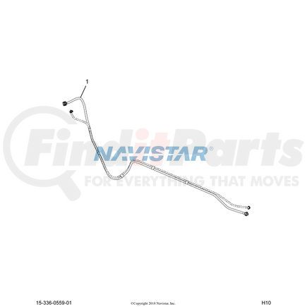 3843064C92 by NAVISTAR - Fuel Pipe Assembly