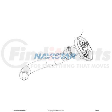 2613961C1 by NAVISTAR - CAP, DEF TANK