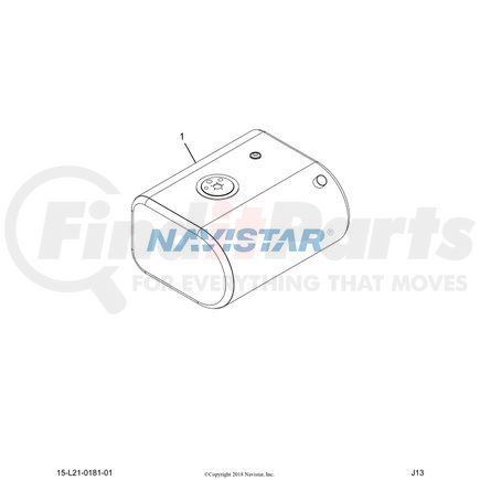 3999268C91 by NAVISTAR - TANK,FUEL , LSM 4