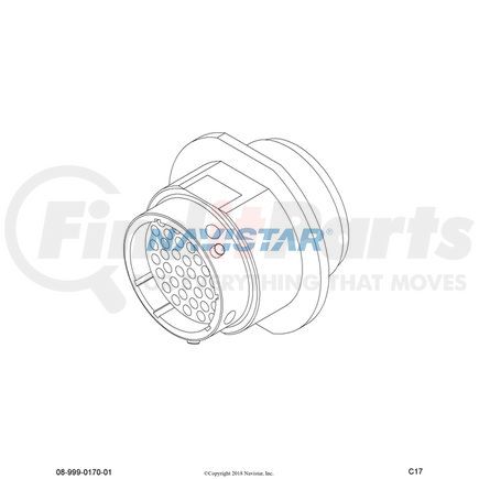 3566553C1 by NAVISTAR - INTERNATIONAL CONNECTR,CONNECTOR BODY*CONNEC