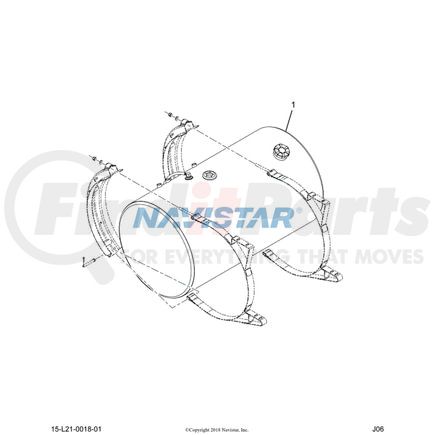 3907424C91 by NAVISTAR - INTERNATIONAL TANK 80  GAL  LT