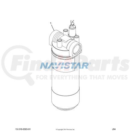 2586477C1 by NAVISTAR - Oil Filter