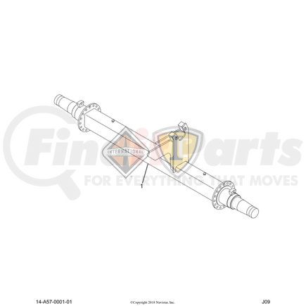 3671667C1 by NAVISTAR - Tag Axle Wheel Assembly