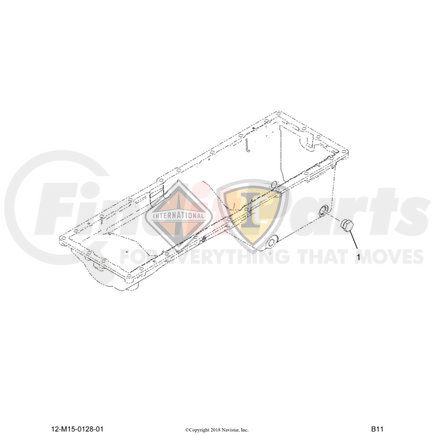 3013459C91 by NAVISTAR - INTERNATIONAL PLUG ASSY  O-RING