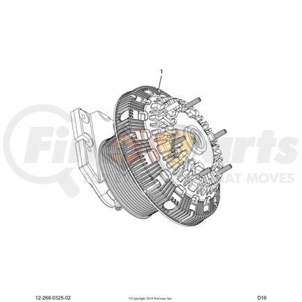 HOR99A82432 by NAVISTAR - CLUTCH D