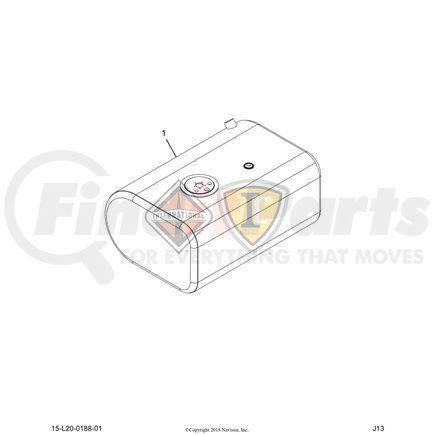 4023242C92 by NAVISTAR - TANK,FUEL , RSM 7