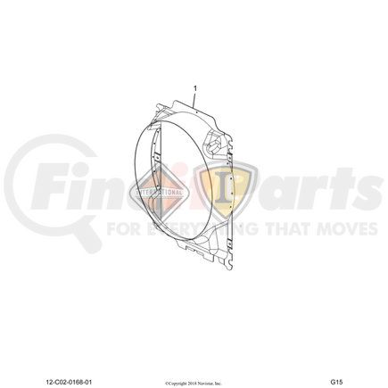 2514769C91 by NAVISTAR - MODULE,MM,RADIATO