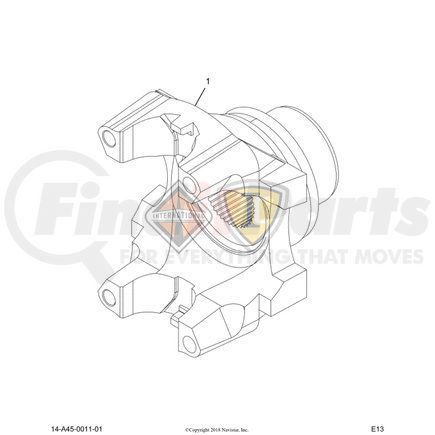 3710750C91 by NAVISTAR - Differential End Yoke