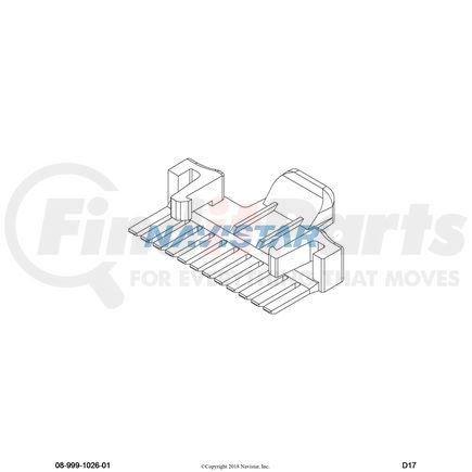 3539893C1 by NAVISTAR - INTERNATIONAL LOCK CONNECTOR BODY*24 POS DEL