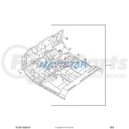 594409C1 by NAVISTAR - INTERNATIONAL SCREW SEMS ASSY HH 3/8-16 TYPE