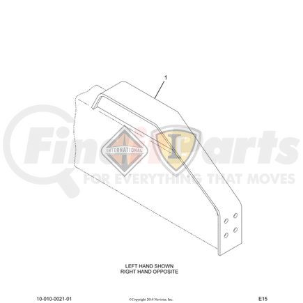 546253C1 by NAVISTAR - Fifth Wheel Ramp