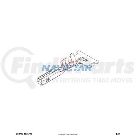 3686943C1 by NAVISTAR - Electric Terminal Pin