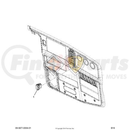 3766678C1 by NAVISTAR - SWITCH, ELECTRONI