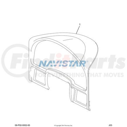 3547251C1 by NAVISTAR - Instrument Cluster