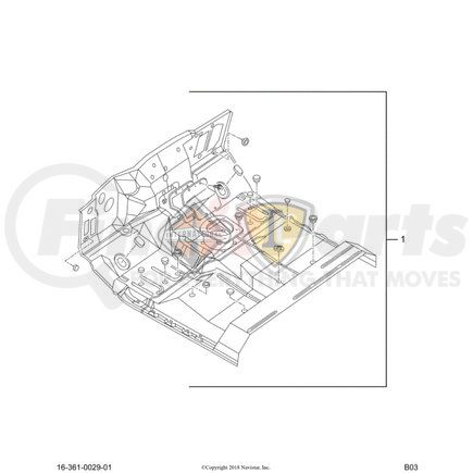 6010183C1 by NAVISTAR - SEAL