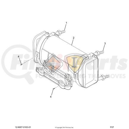 1876381C91 by NAVISTAR - INTERNATIONAL BRACKET ASSY #1 E