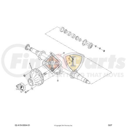 2598427C91 by NAVISTAR - Differential Carrier Assembly