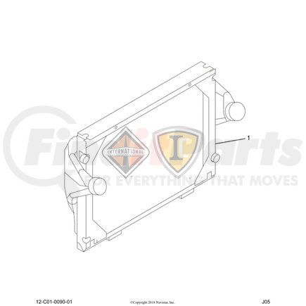 2501423C1 by NAVISTAR - INTERNATIONAL BRACKET