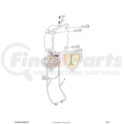 2604858C1 by NAVISTAR - INTERNATIONAL WIRE ASSY HTD LTD