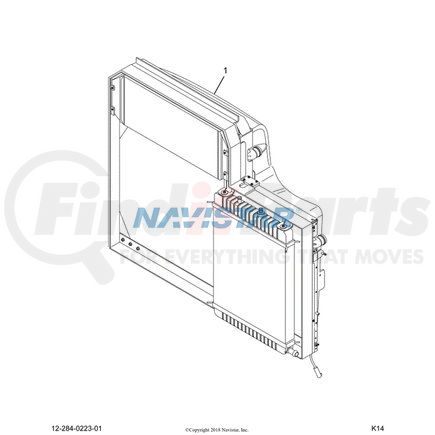 2606475C92 by NAVISTAR - INTERNATIONAL RADIATOR,ASM W/LTR-CAC-SHROUD