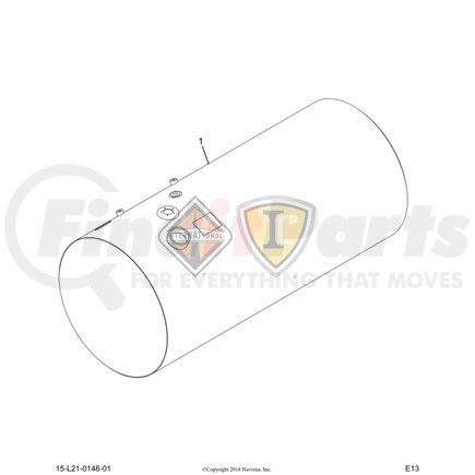 6113611C93 by NAVISTAR - TANK,FUEL, 26 INC