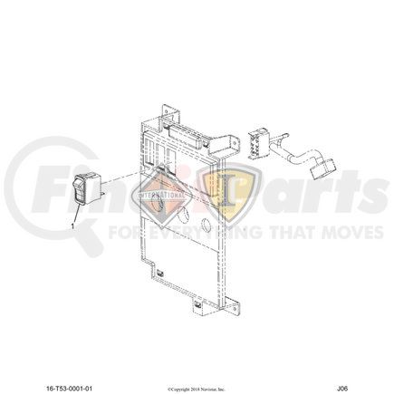 3819870C1 by NAVISTAR - Accessory Light Switch