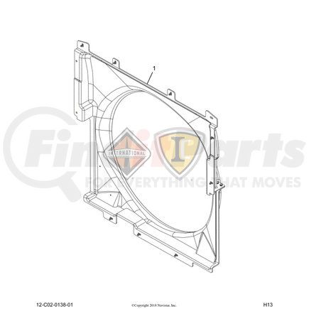 2512157C1 by NAVISTAR - INTERNATIONAL SHROUD ASY