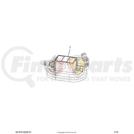 3828481C91 by NAVISTAR - INTERNATIONAL HARNESS ELECTRICA