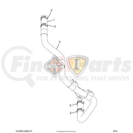 2514576C91 by NAVISTAR - KT TUBE,KIT, COOL