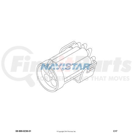 1673751C1 by NAVISTAR - Electrical Connectors