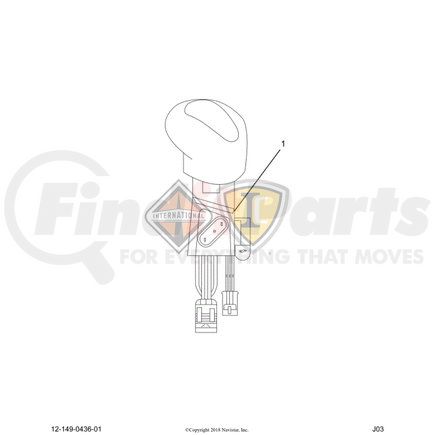 442498C1 by NAVISTAR - INTERNATIONAL CONDUIT CABLE ELEC 1FT (50FT)