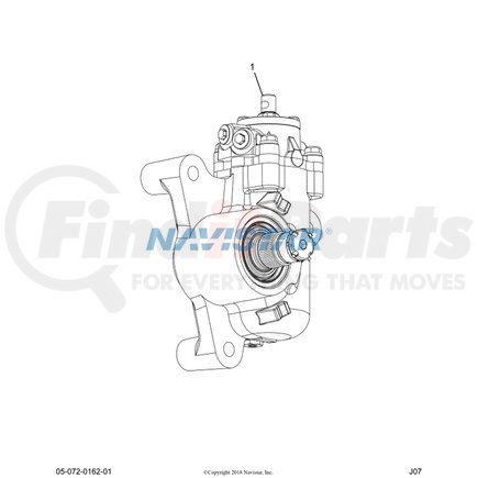 1695398C91 by NAVISTAR - INTERNATIONAL KT RETNR,KIT,PITMAN ARM RETAIN