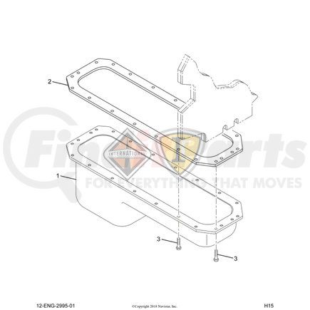 2515343C94 by NAVISTAR - KIT, STAINLESS ST