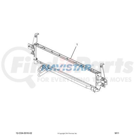 2593340C91 by NAVISTAR - Fuel Cooler Mounting Hardware