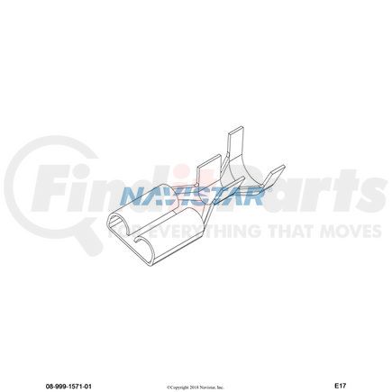 2206633C1 by NAVISTAR - Electric Terminal Pin