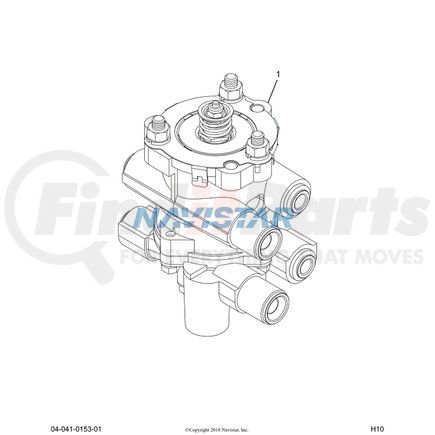 BX289335 by NAVISTAR - Air Brake Application Valve Kit