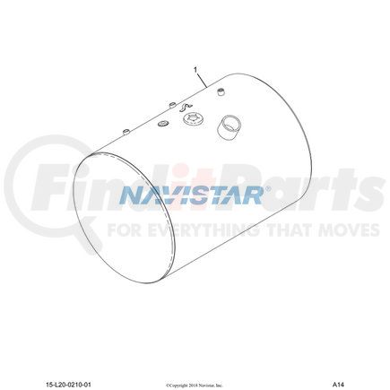 2512532C91 by NAVISTAR - Fuel Tank