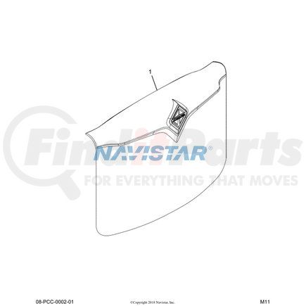 3609209C2 by NAVISTAR - INTERNATIONAL PANEL  FUSE DOOR