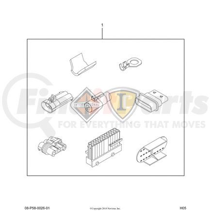 3612452C93 by NAVISTAR - Engine Wiring Harness