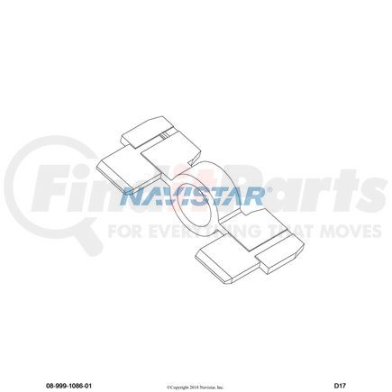 3598917C1 by NAVISTAR - INTERNATIONAL LOCK CONNCTR BODY CENTER SPACR