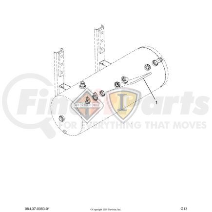 4024850C1 by NAVISTAR - TUBE , FORMED,3/8