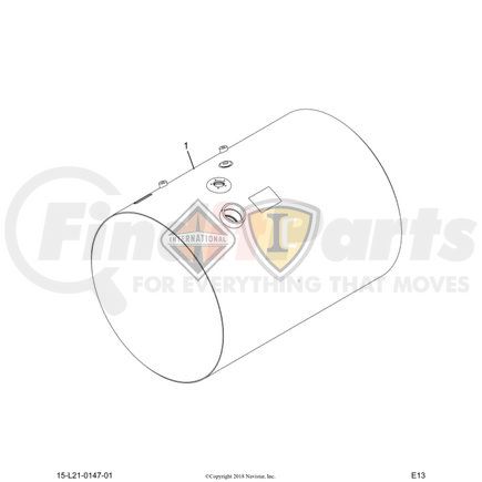 6113356C93 by NAVISTAR - TANK,FUEL, 24 INC