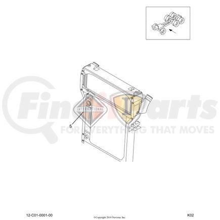 2586695C92 by NAVISTAR - INTERNATIONAL RADIATOR,ASM W/CA