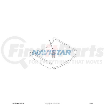 31055R1 by NAVISTAR - INTERNATIONAL BOLT  M8 X 25 PHC CL 8.8 FLG/H