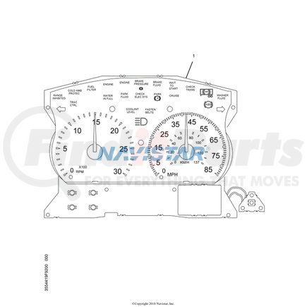 3604600C93 by NAVISTAR - Instrument Cluster