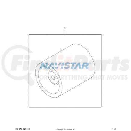 2507540C1 by NAVISTAR - INTERNATIONAL CAP RERIG FITTING M8